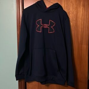 Navy and blue men’s under armor hoodie